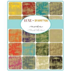 Luxe Brushstroke Classic Metallic Layer Cake by Moda 10 inch Tiles